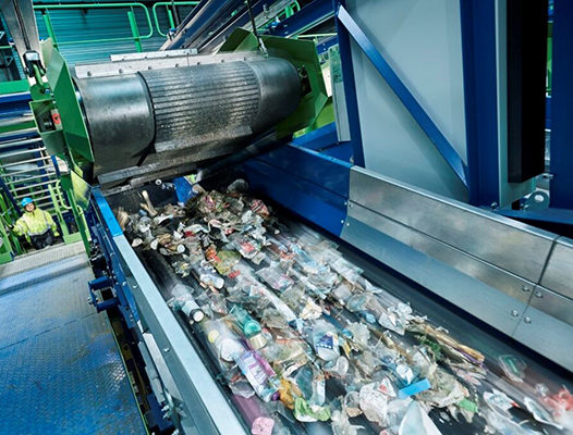 Afvalverwerking en recycling industrie